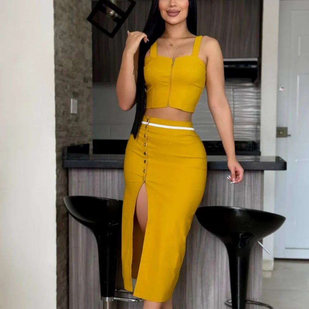 Conjunto Falda Y Blusa 2132 - Tienda Kalvo - Envío Gratis Colombia