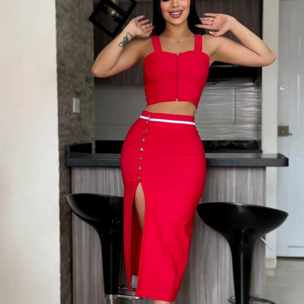 Conjunto Falda Y Blusa 2132 - Tienda Kalvo - Envío Gratis Colombia